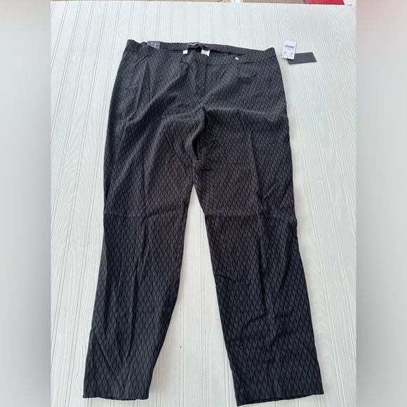 Robell marie full length black pattern trouser size 22(2) - Picture 1 of 6